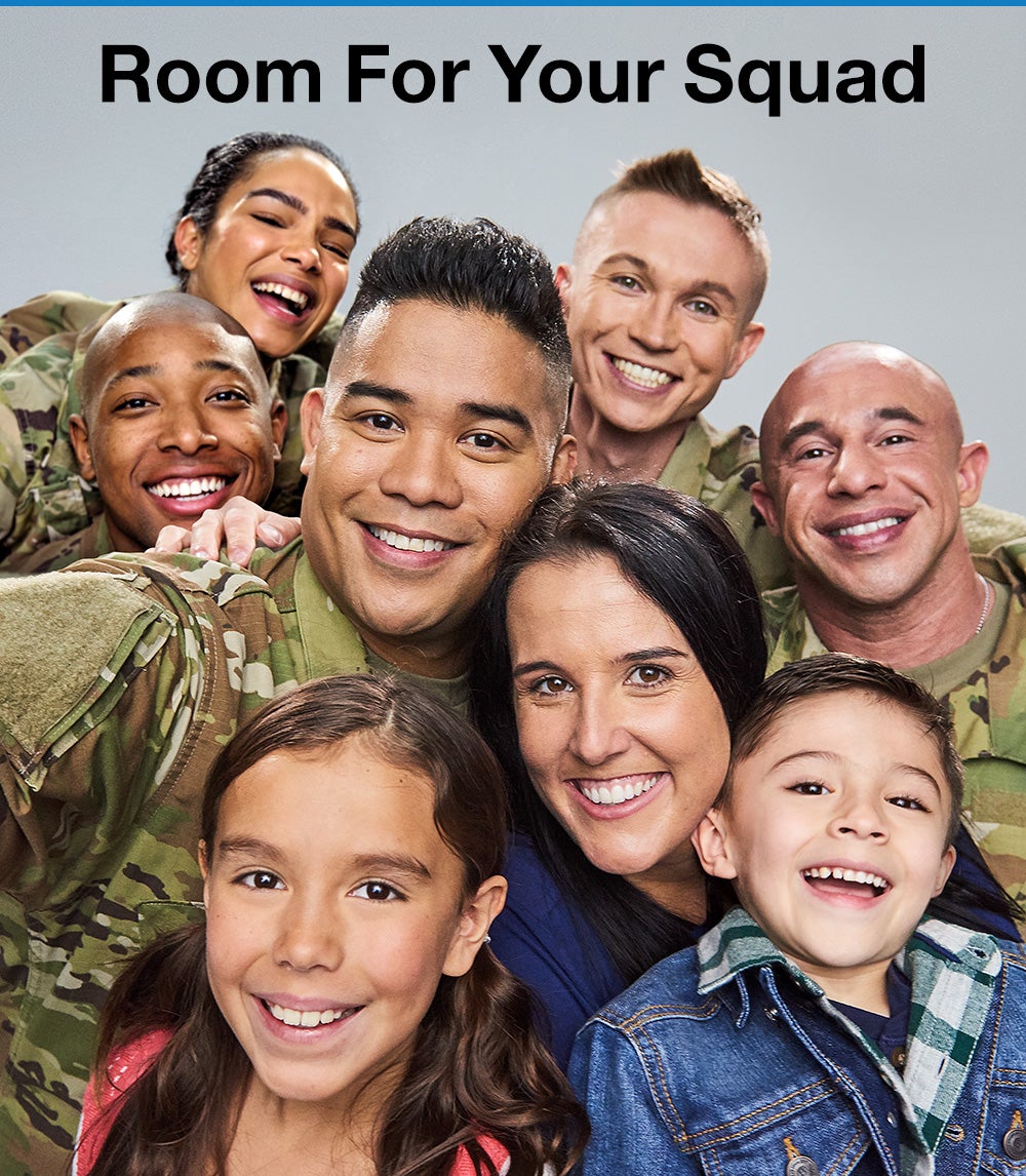 Room For Your Squad Military Offer