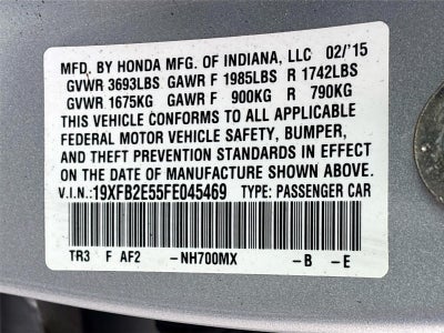 2015 Honda Civic Sedan LX