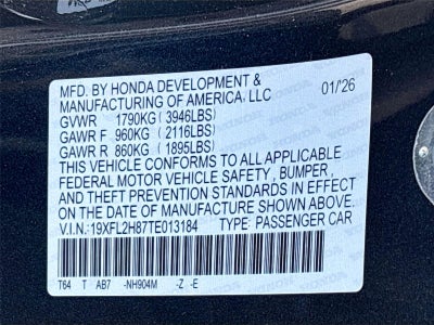 2026 Honda Civic Sport