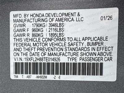 2026 Honda Civic Sport