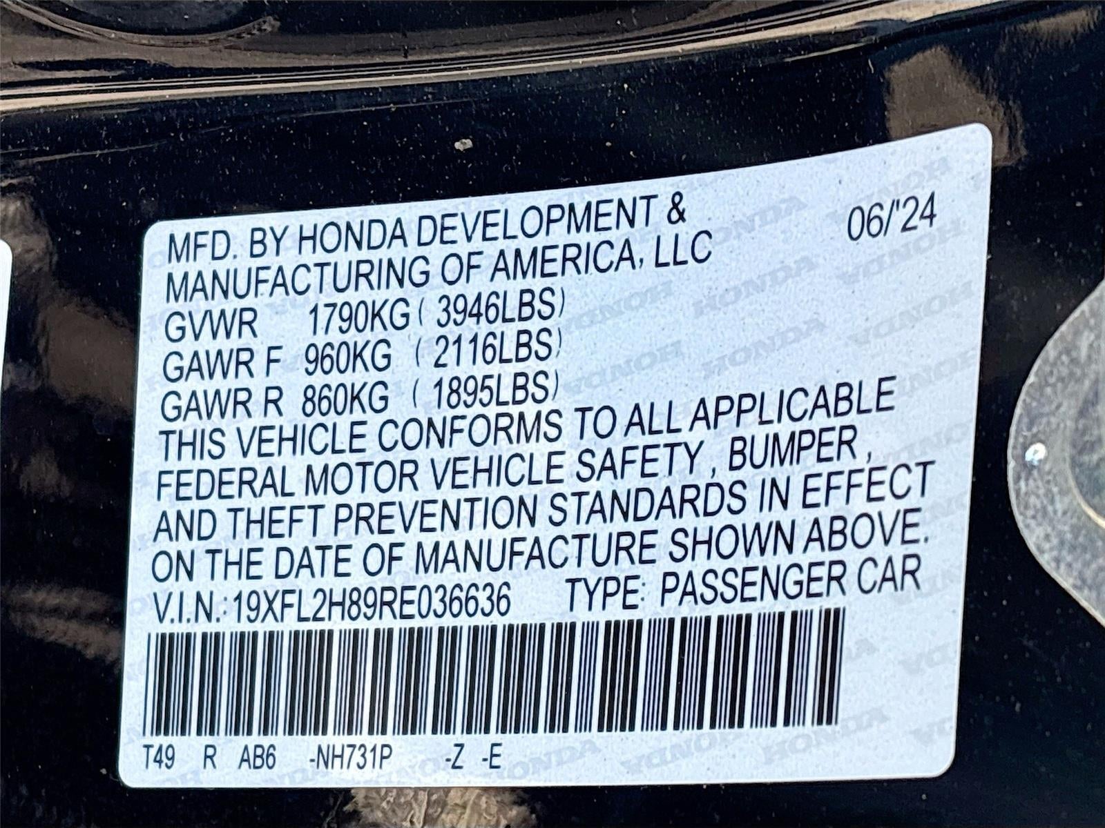 2024 Honda Civic Hatchback Sport