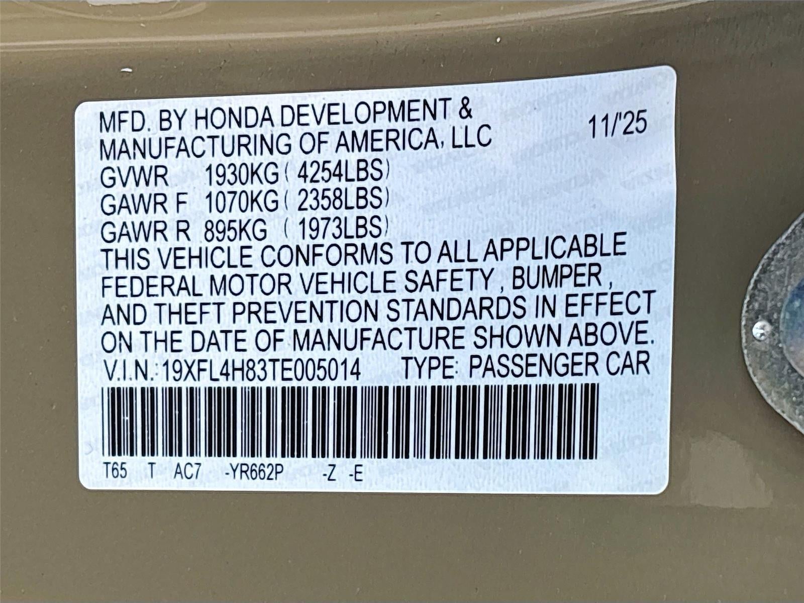 2026 Honda Civic Hybrid Sport