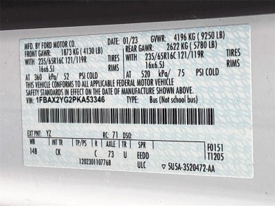 2023 Ford Transit 350 XLT