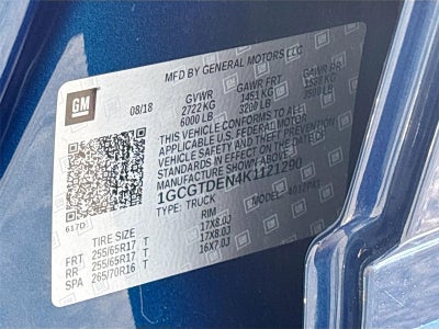 2019 Chevrolet Colorado 4WD Z71