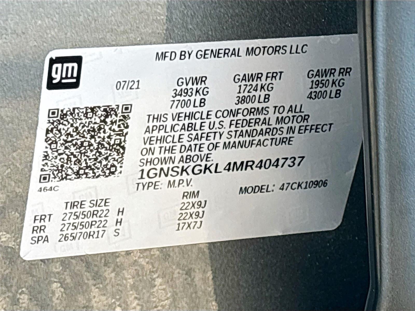 2021 Chevrolet Suburban High Country