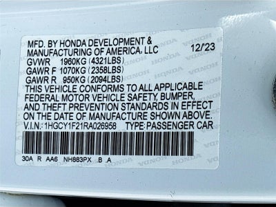 2024 Honda Accord Sedan LX