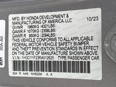 2024 Honda Accord Sedan LX
