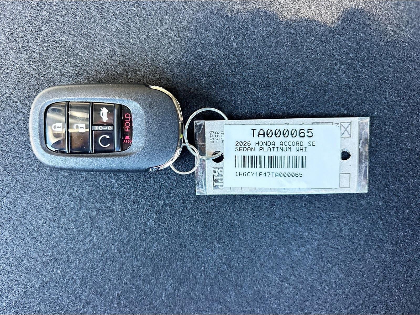 2026 Honda Accord Sedan SE