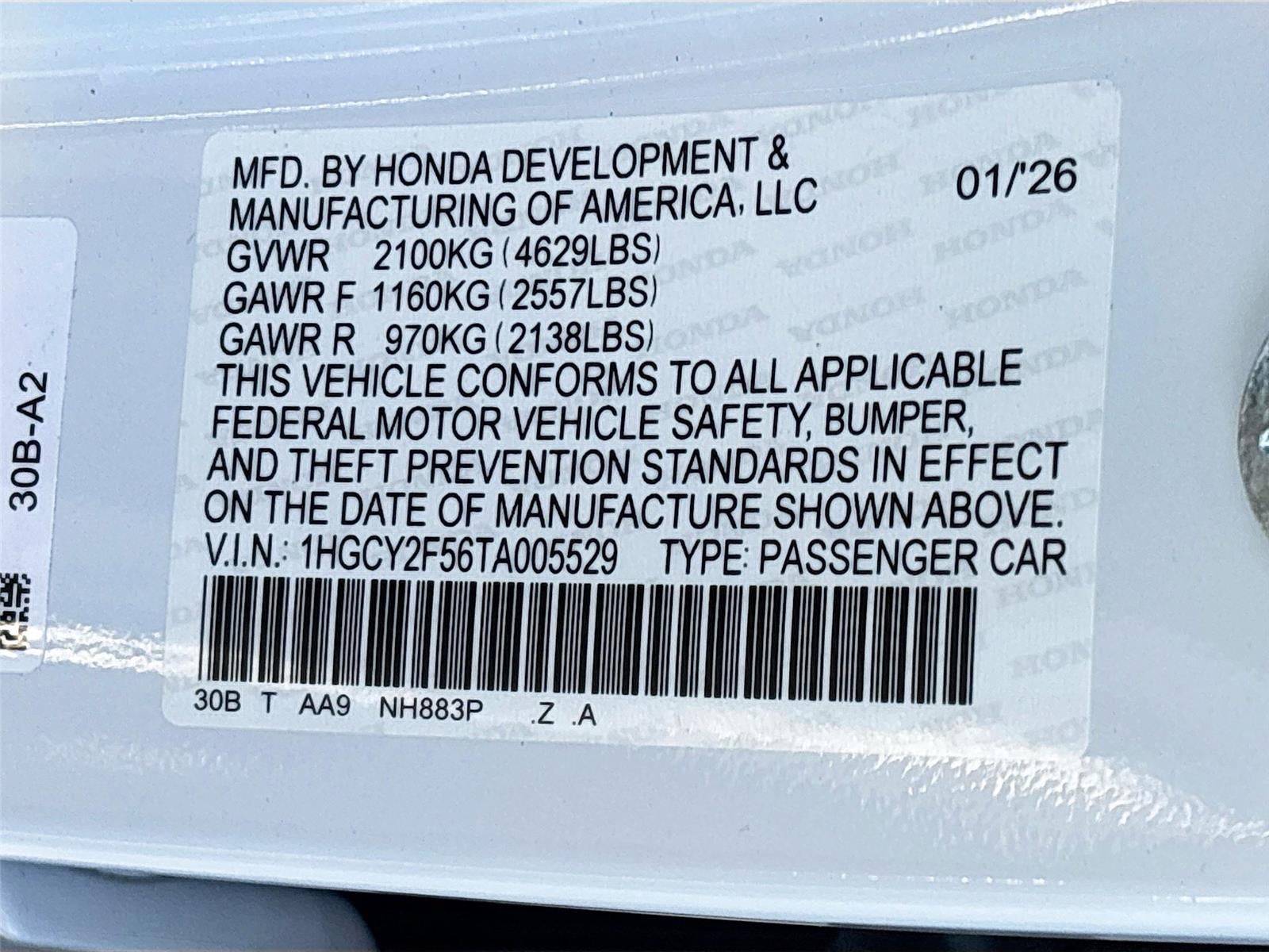 2026 Honda Accord Hybrid Sport