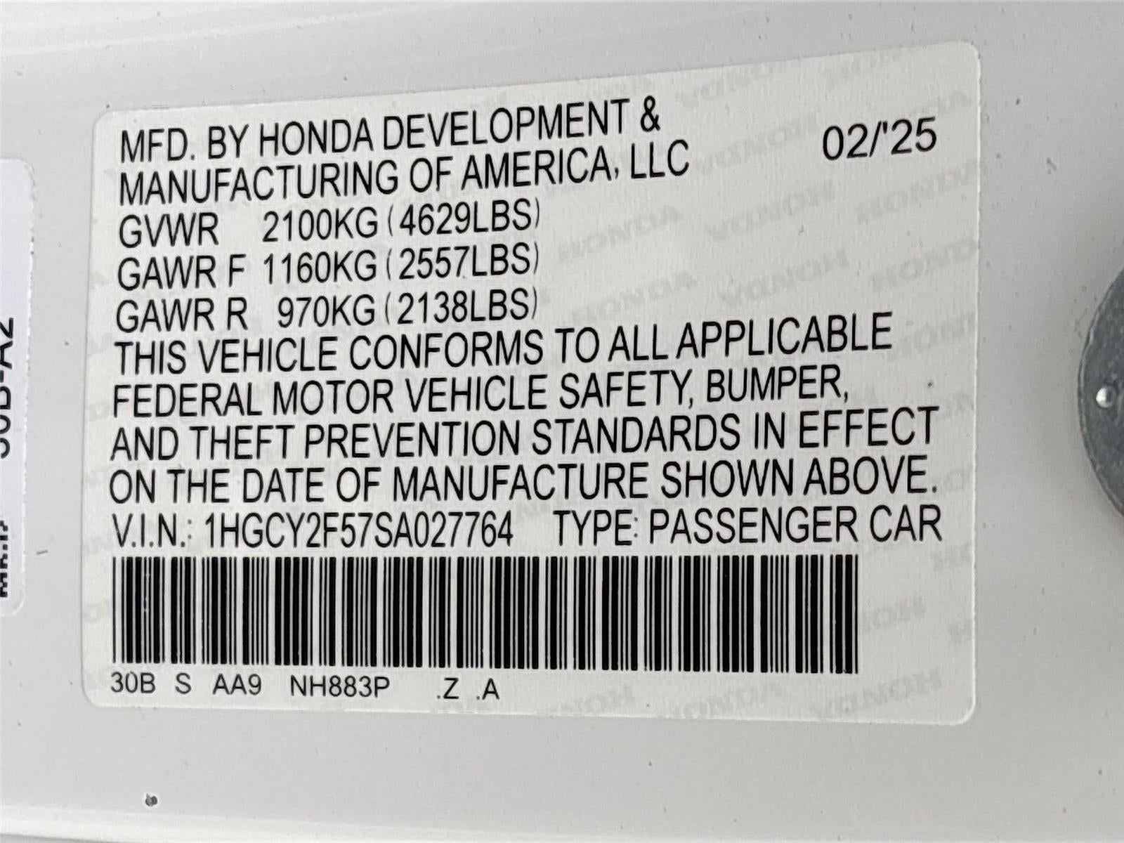 2025 Honda Accord Hybrid Sport