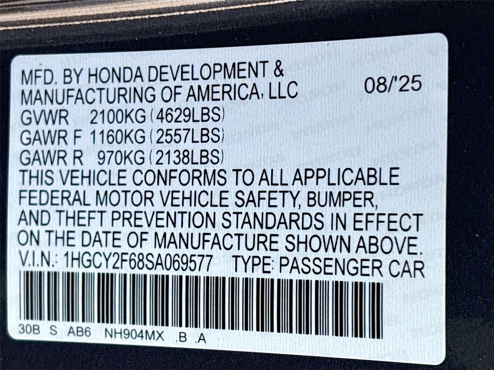 2025 Honda Accord Hybrid EX-L