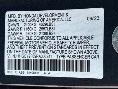 2024 Honda Accord Hybrid EX-L