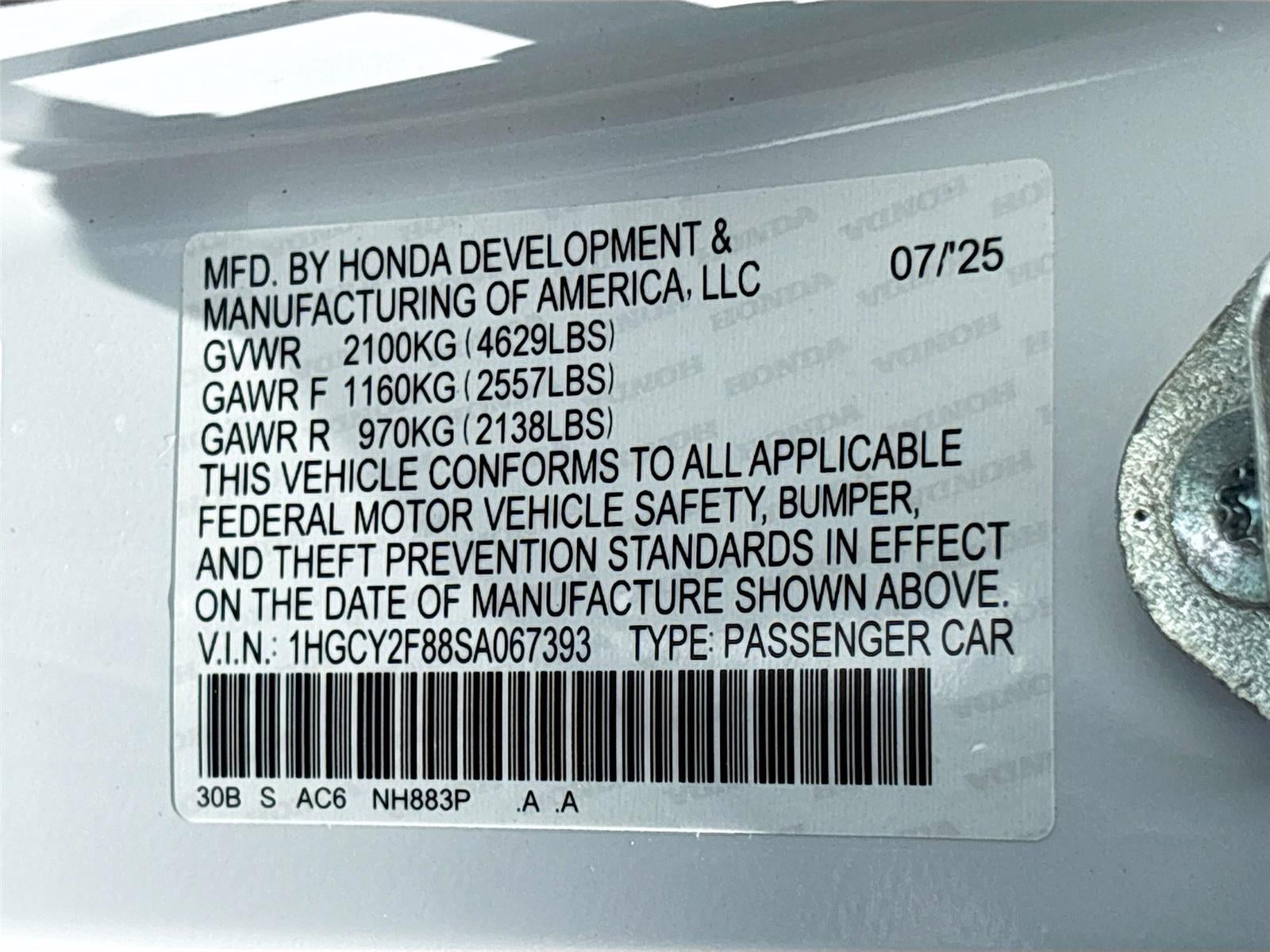 2025 Honda Accord Hybrid Touring