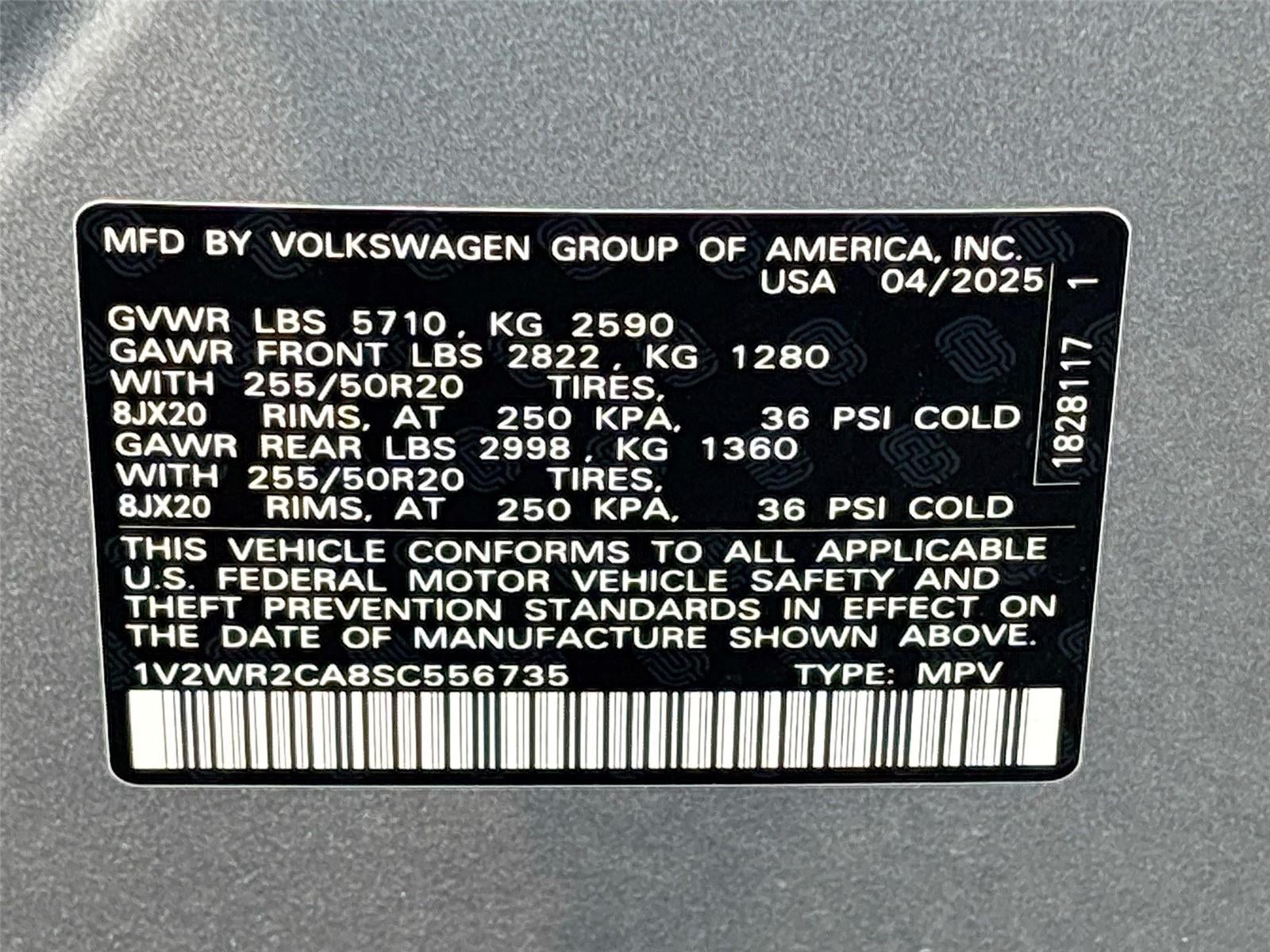 2025 Volkswagen Atlas 2.0T SE w/Technology