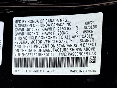 2024 Honda Civic Touring