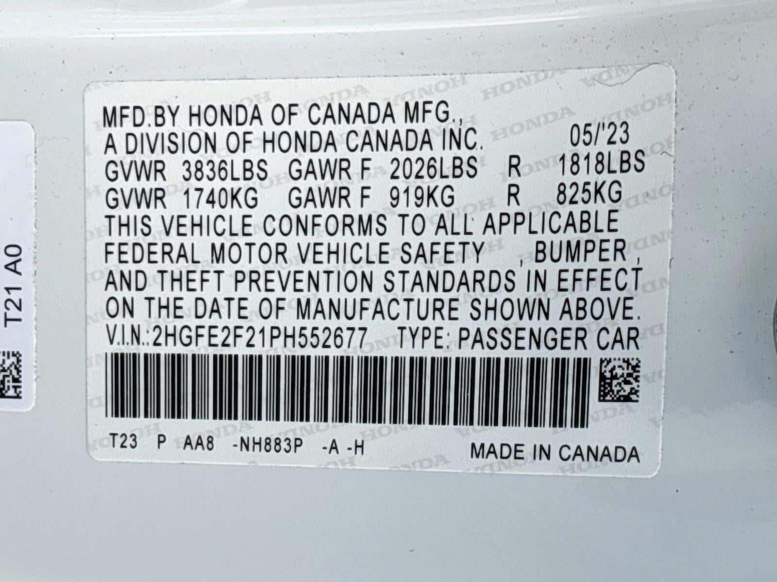 2023 Honda Civic Sedan LX