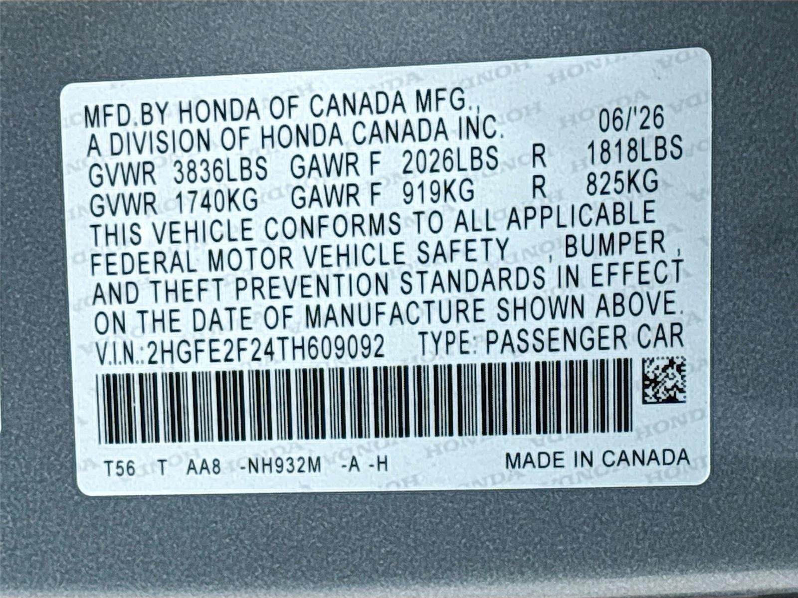 2026 Honda Civic Sedan LX