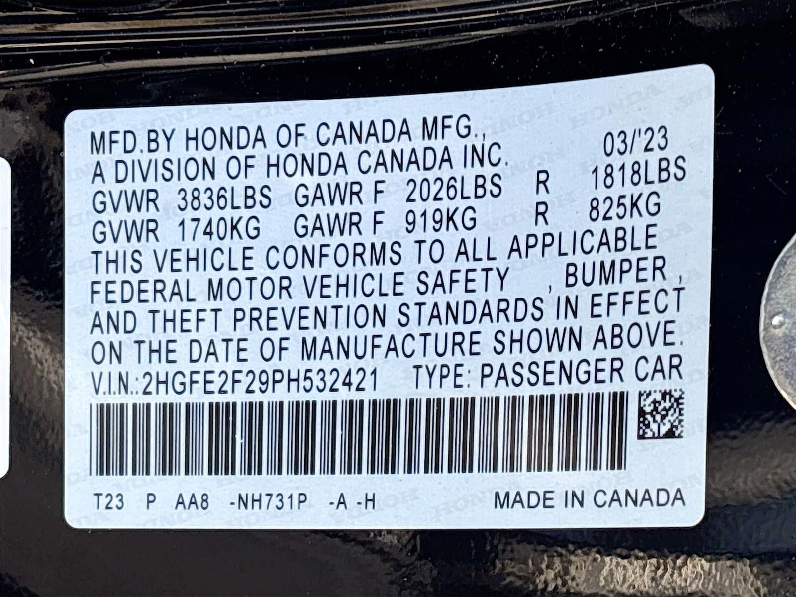 2023 Honda Civic Sedan LX