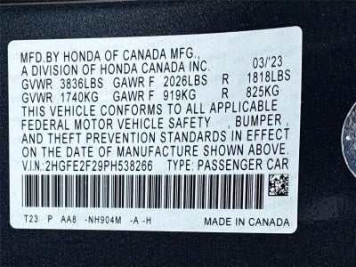 2023 Honda Civic Sedan LX