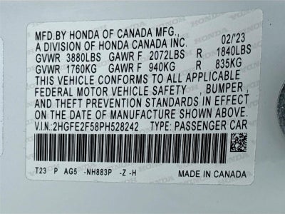 2023 Honda Civic Sport