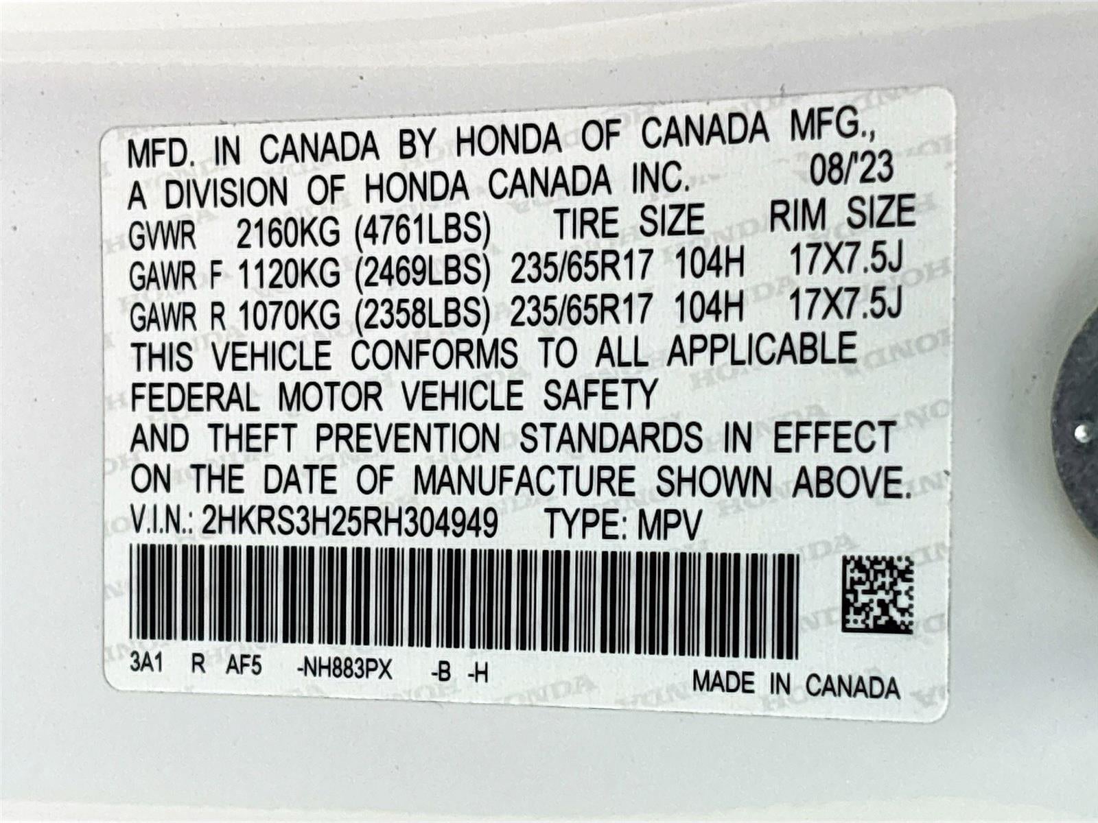2024 Honda CR-V LX