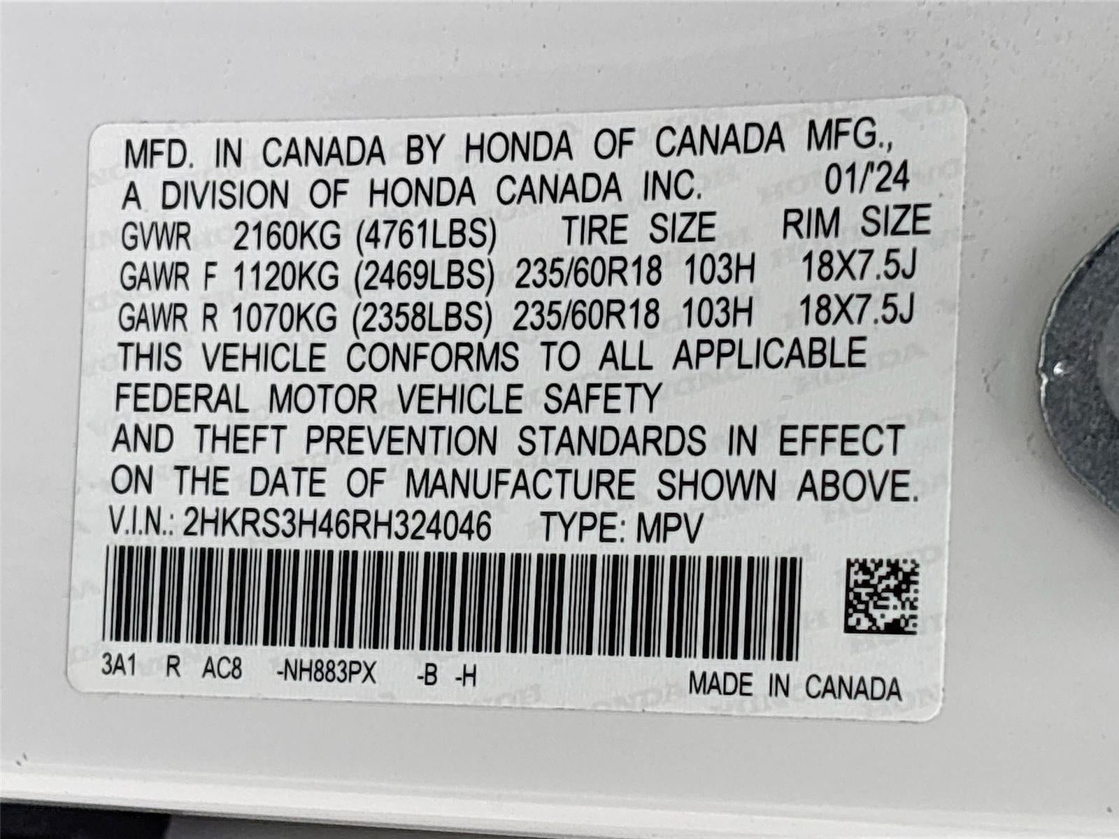 2024 Honda CR-V EX