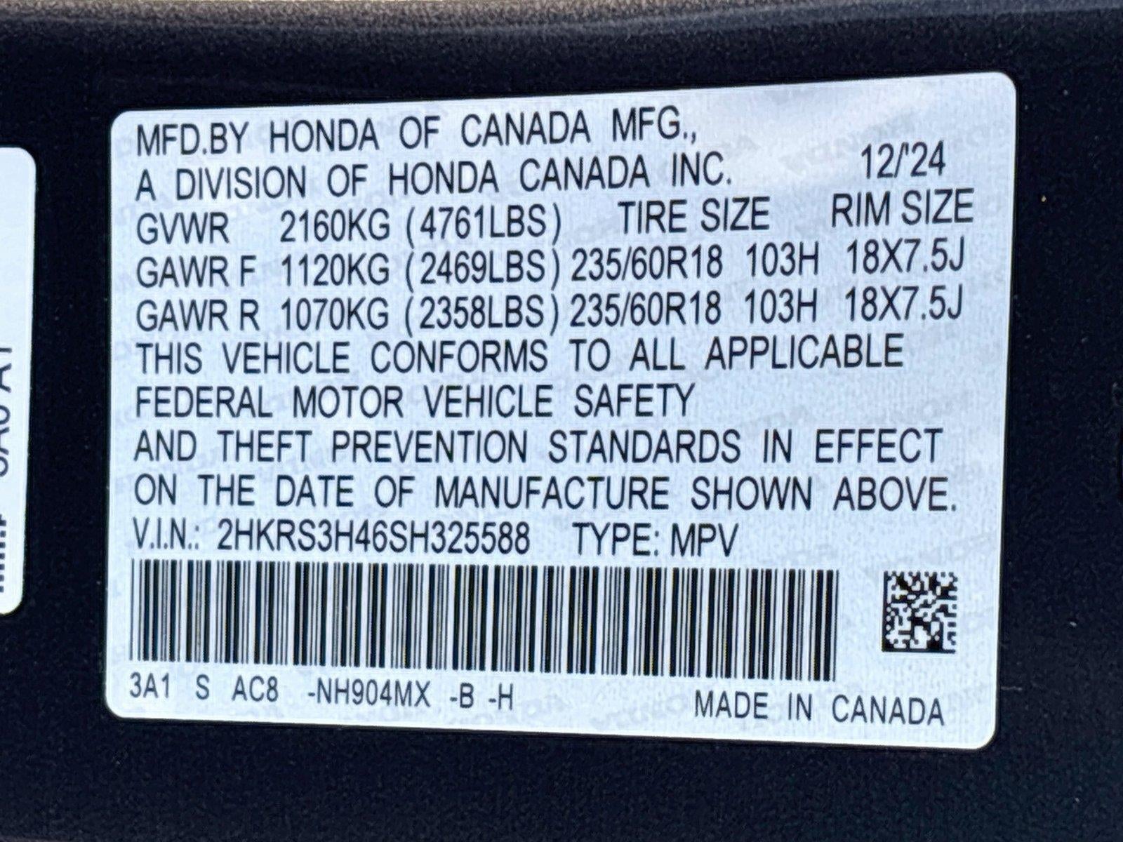 2025 Honda CR-V EX