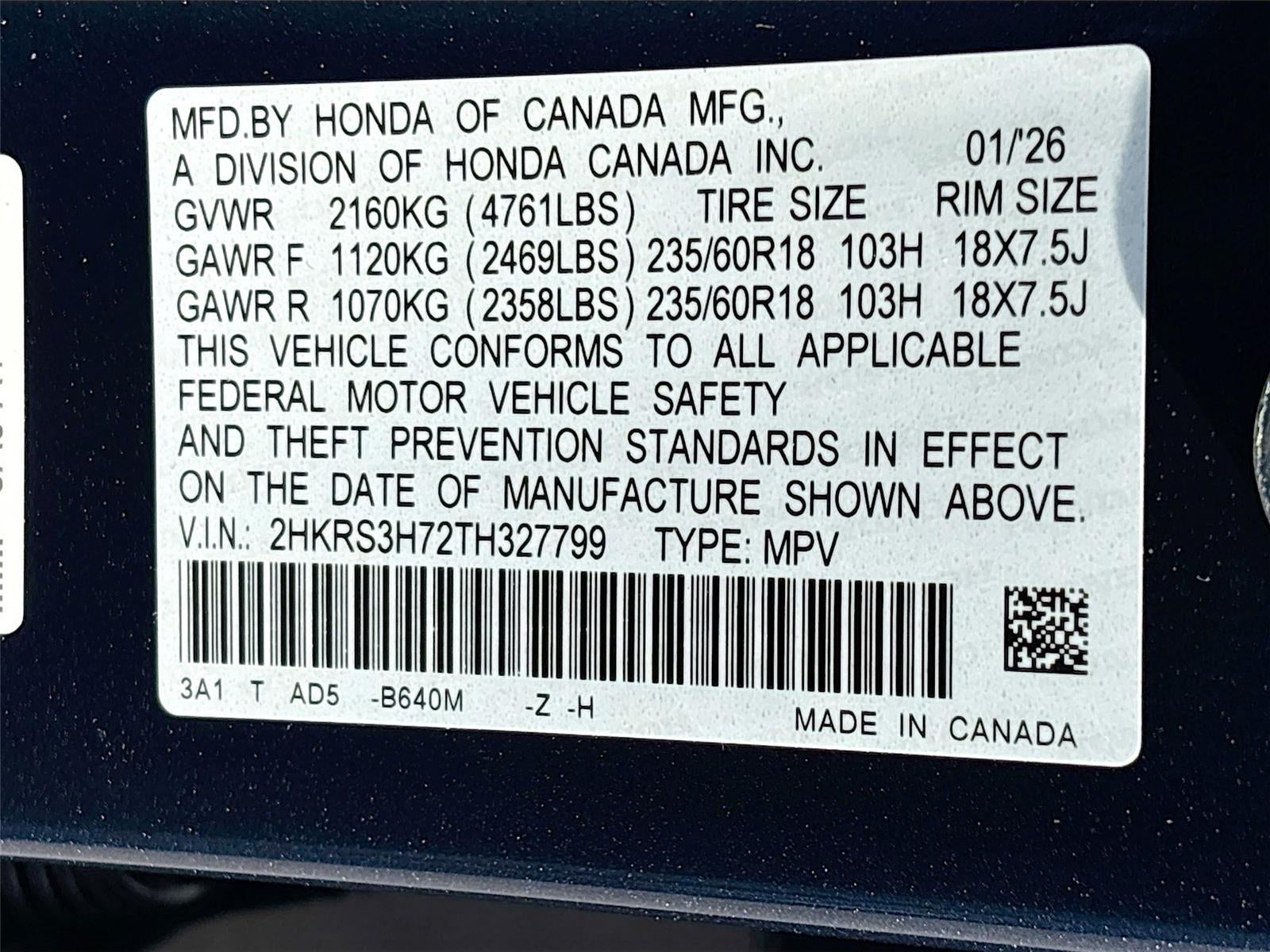 2026 Honda CR-V EX-L