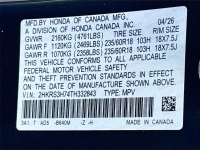 2026 Honda CR-V EX-L