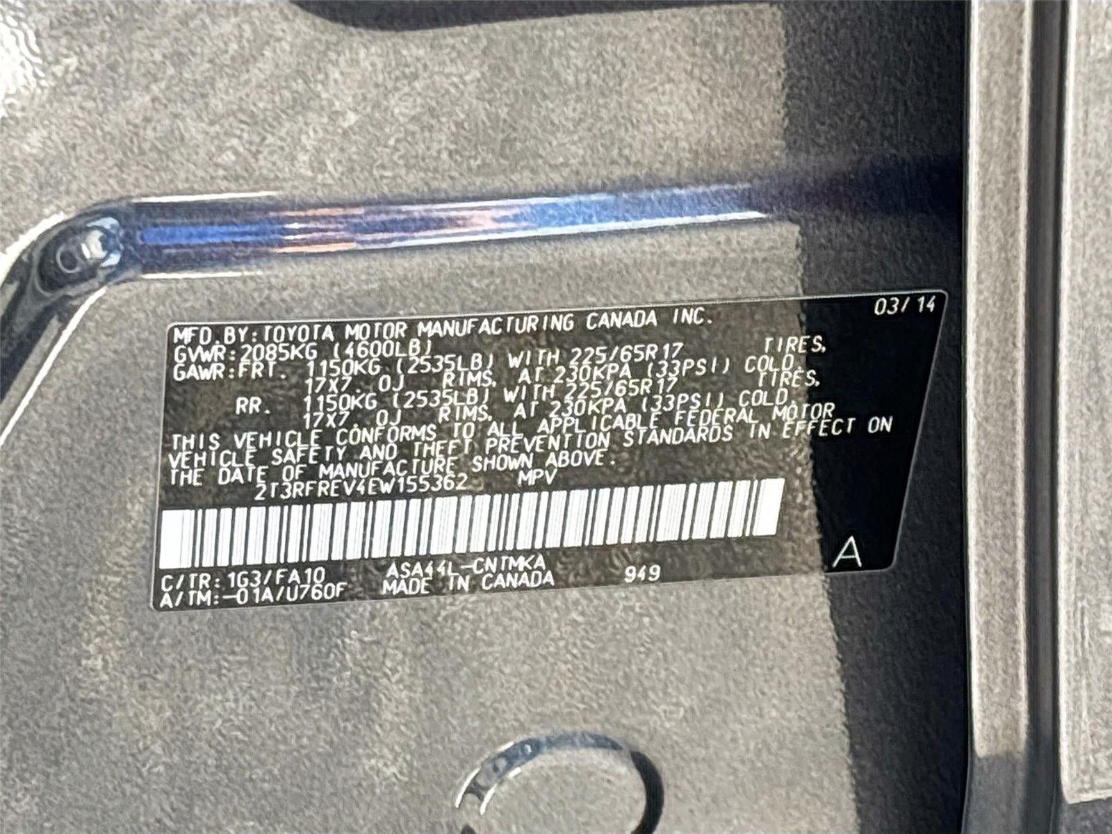 2014 Toyota RAV4 XLE