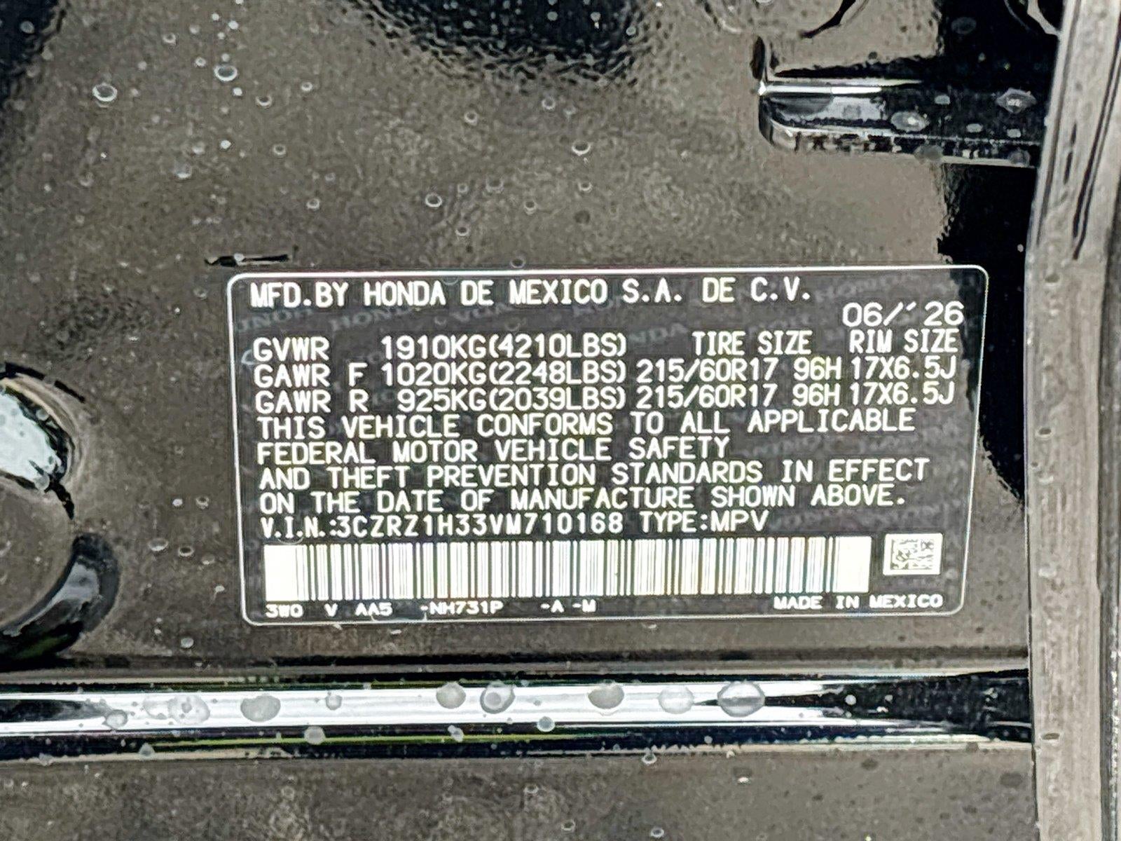 2027 Honda Hr-V LX
