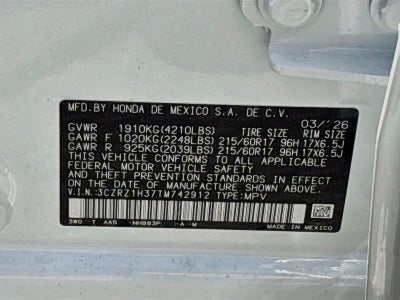 2026 Honda Hr-V LX