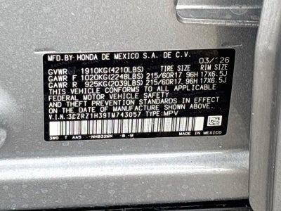 2026 Honda Hr-V LX