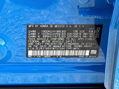 2026 Honda HR-V Sport