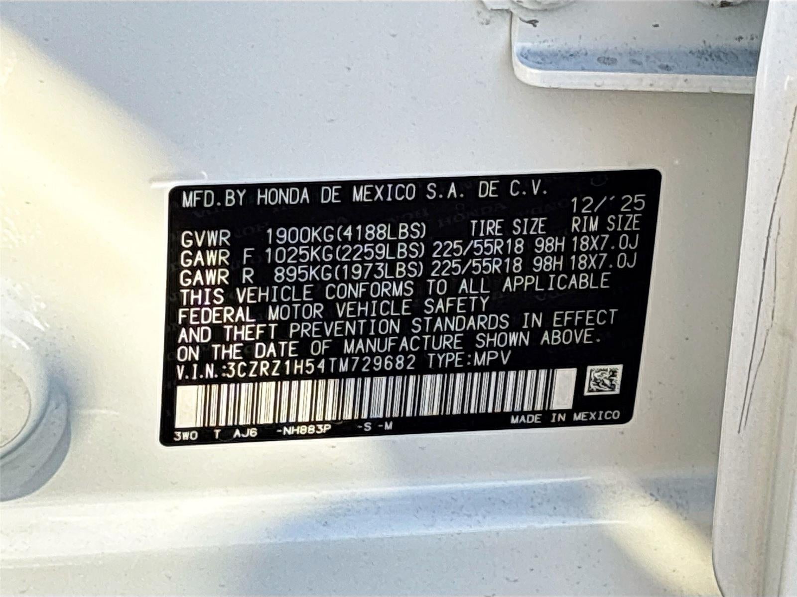 2026 Honda HR-V Sport