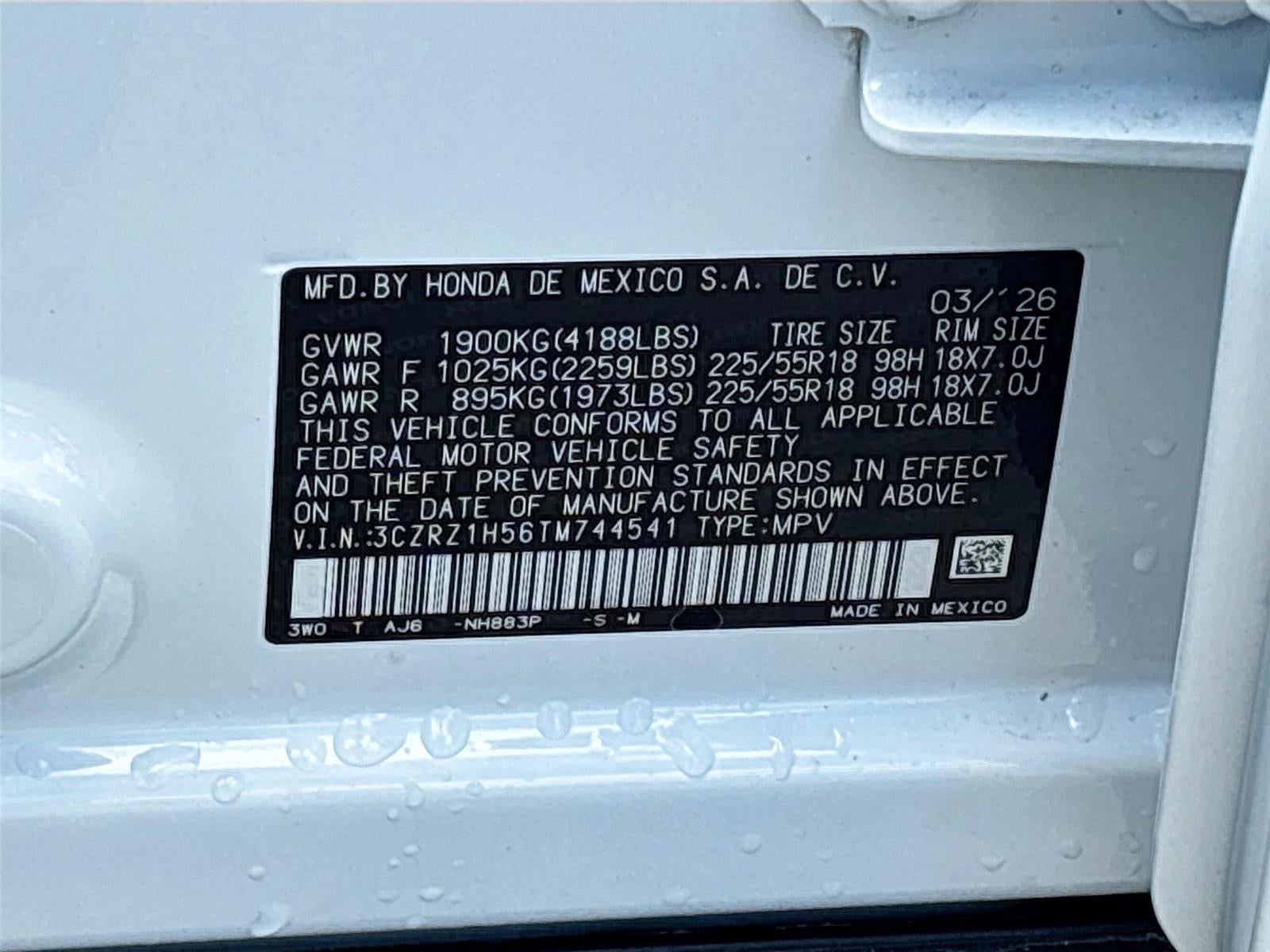 2026 Honda HR-V Sport