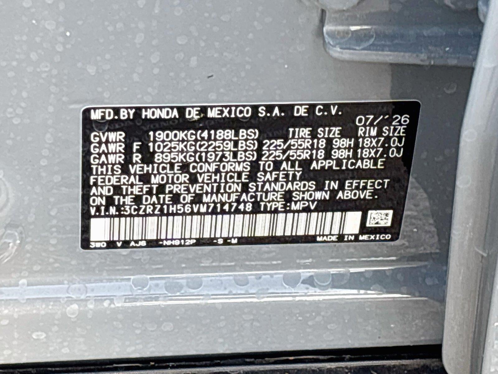 2027 Honda Hr-V Sport