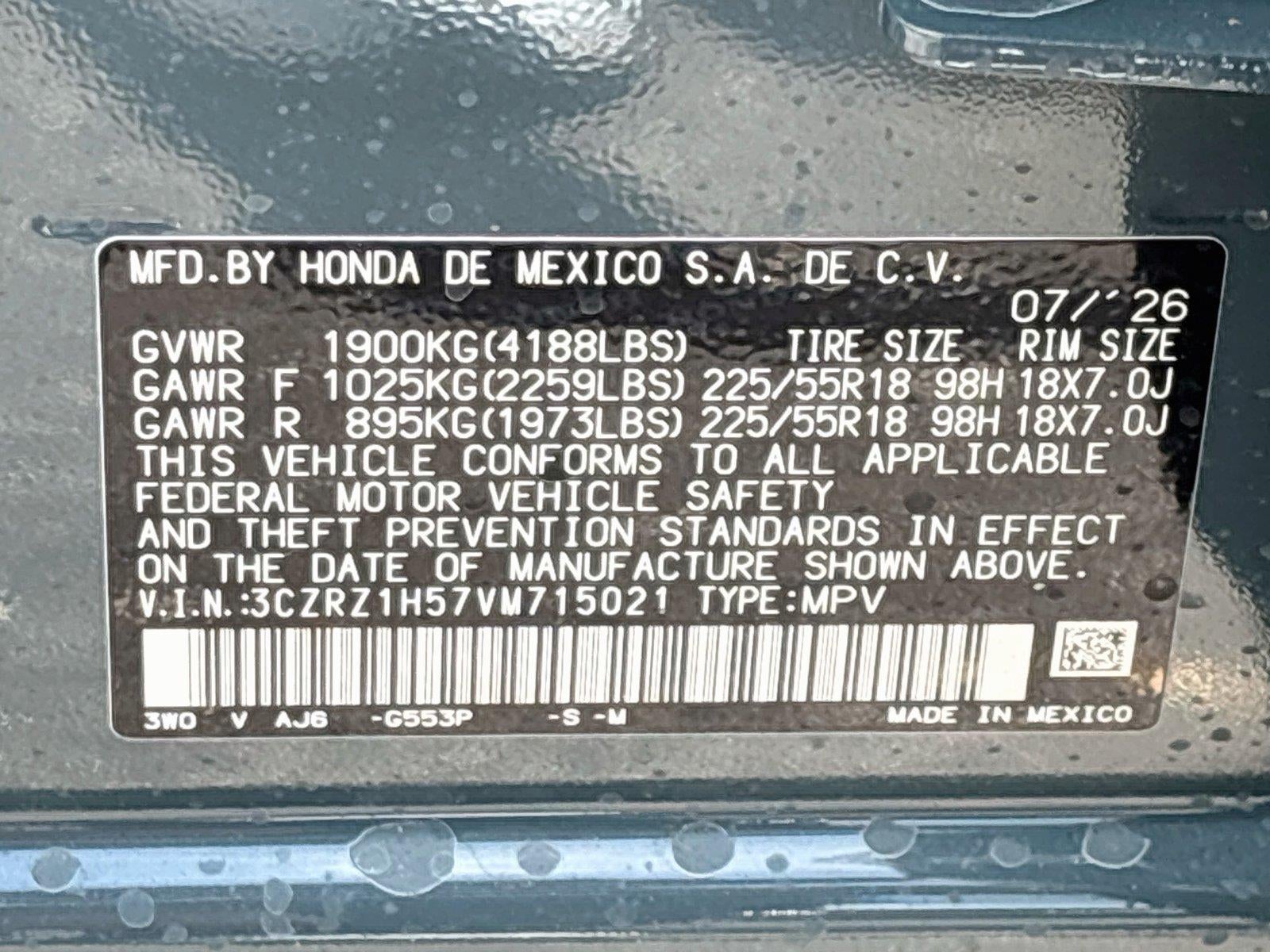 2027 Honda Hr-V Sport