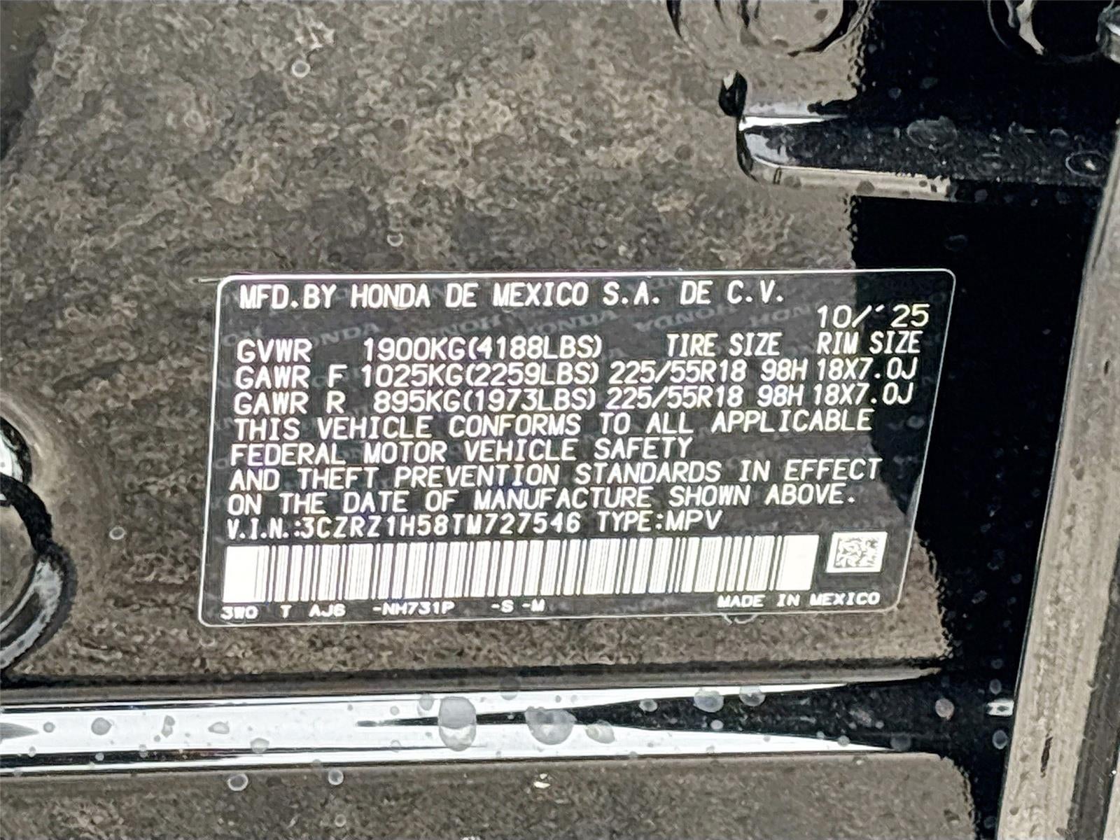 2026 Honda HR-V Sport