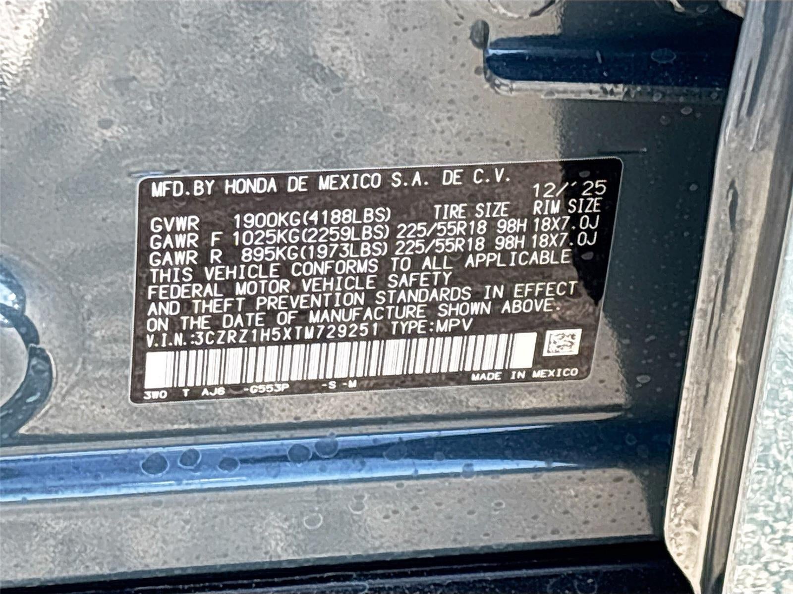 2026 Honda HR-V Sport