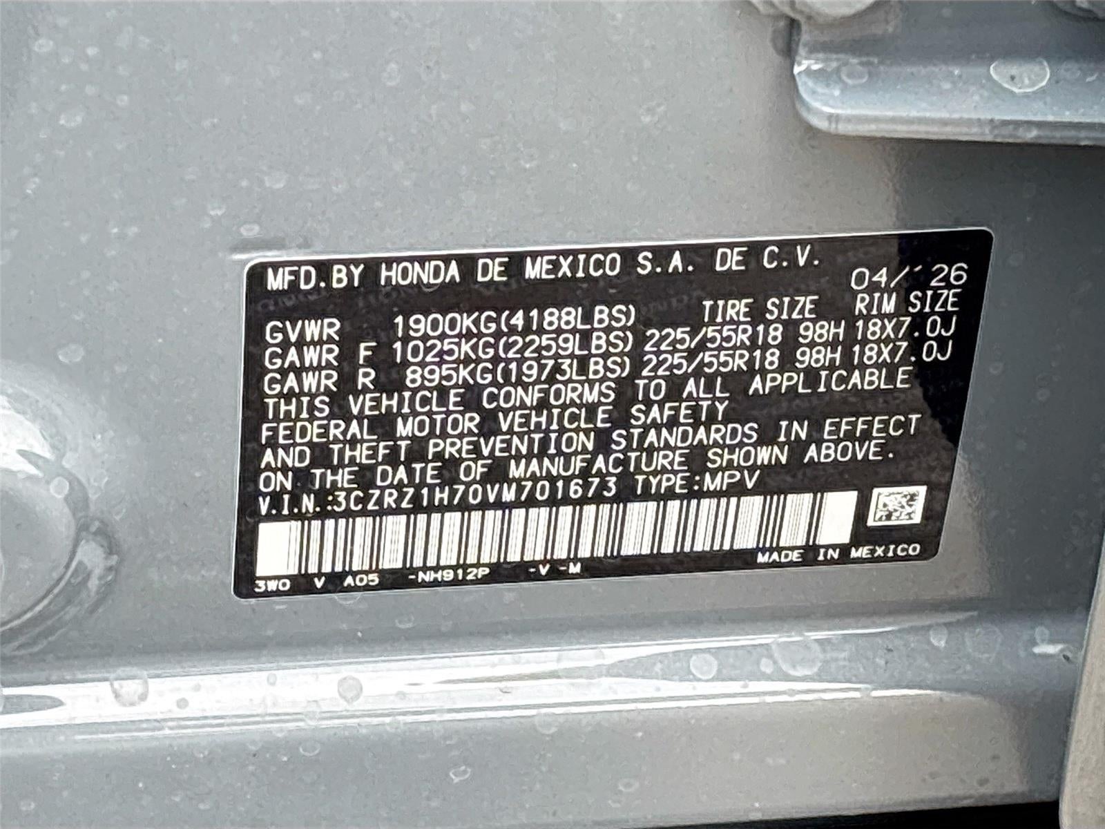 2027 Honda HR-V EX-L
