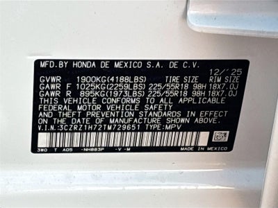 2026 Honda HR-V EX-L