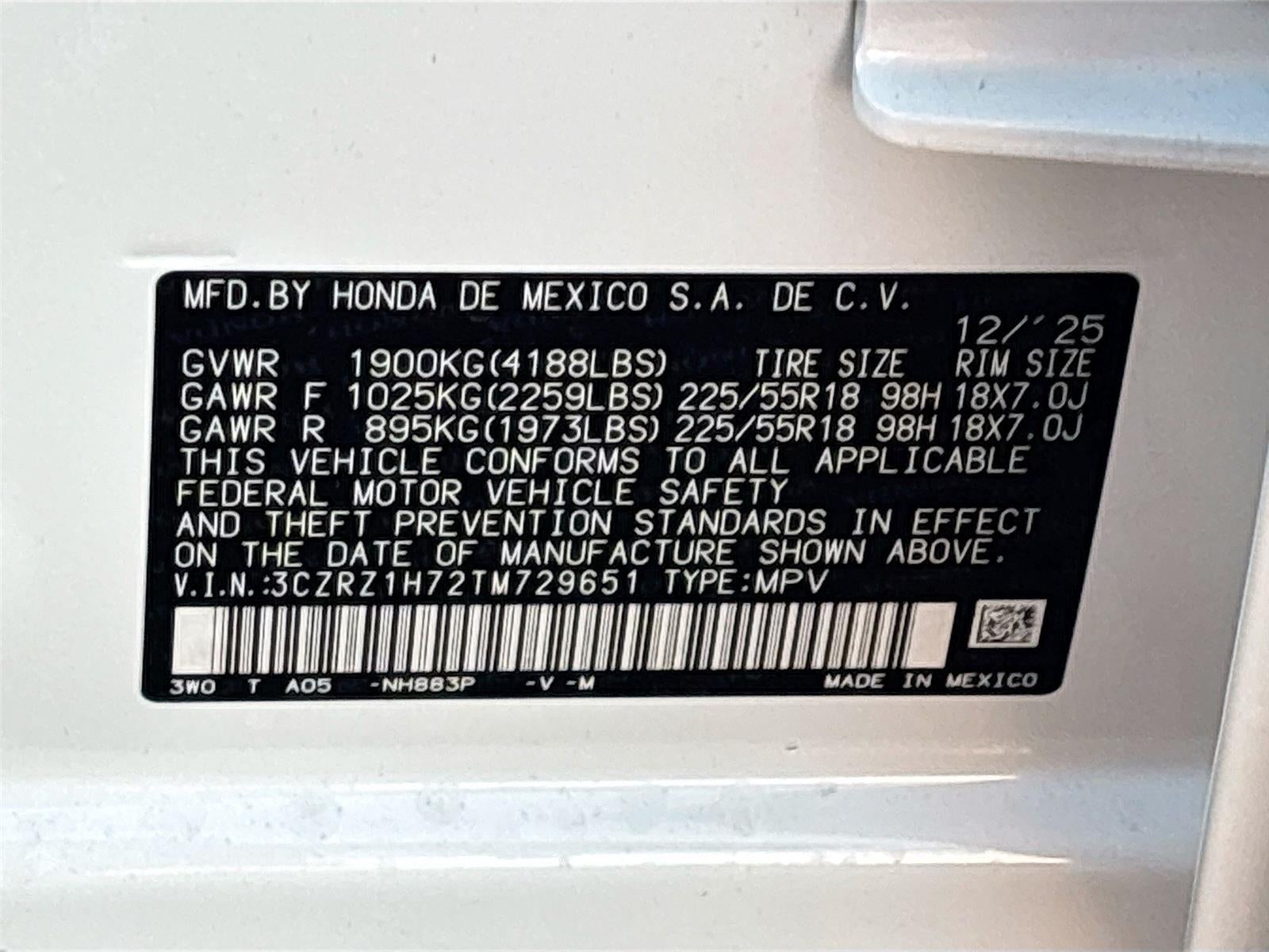 2026 Honda HR-V EX-L