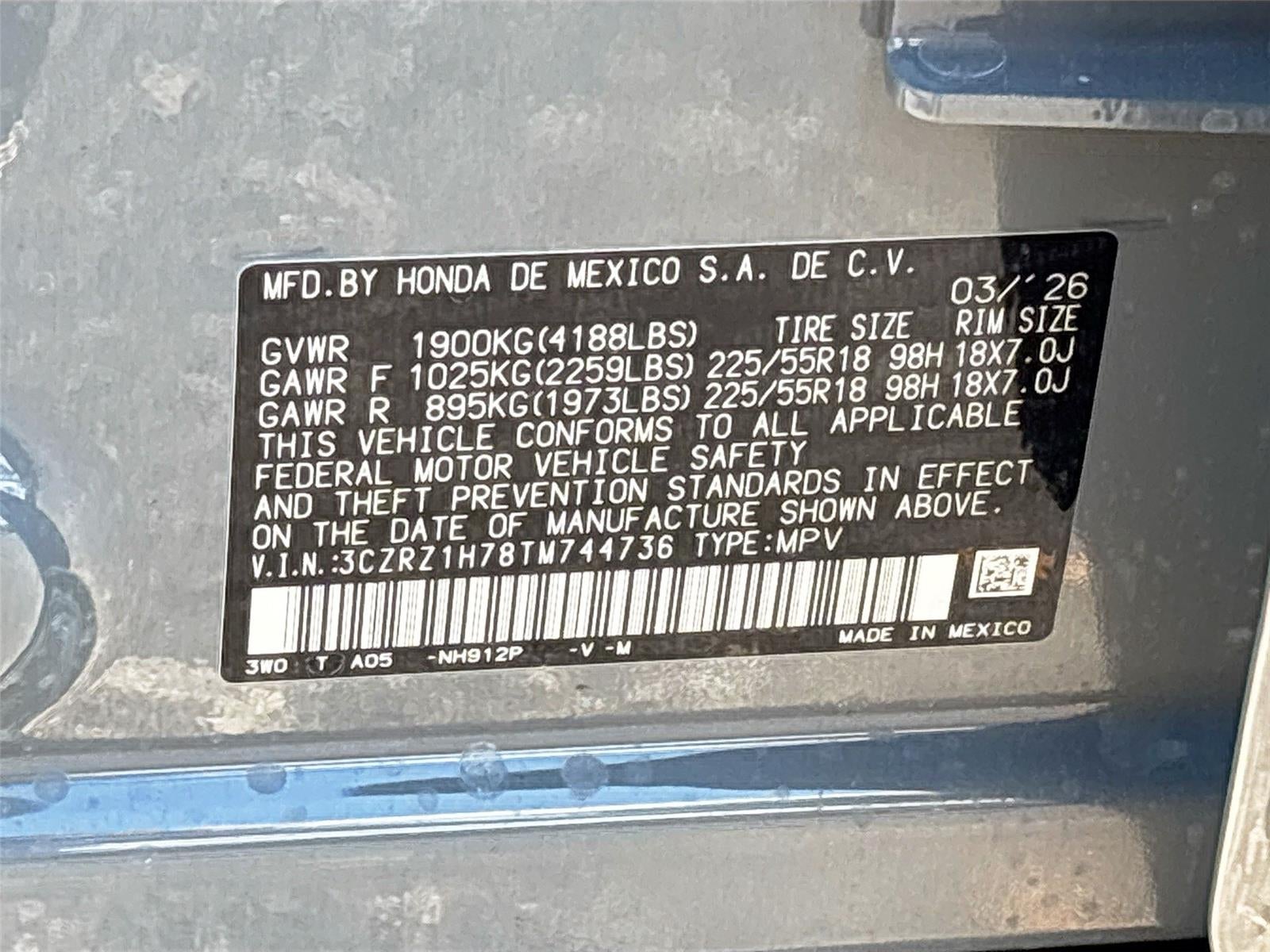 2026 Honda HR-V EX-L