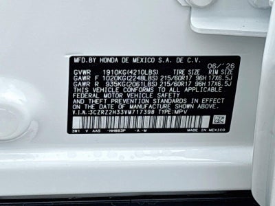 2027 Honda HR-V LX