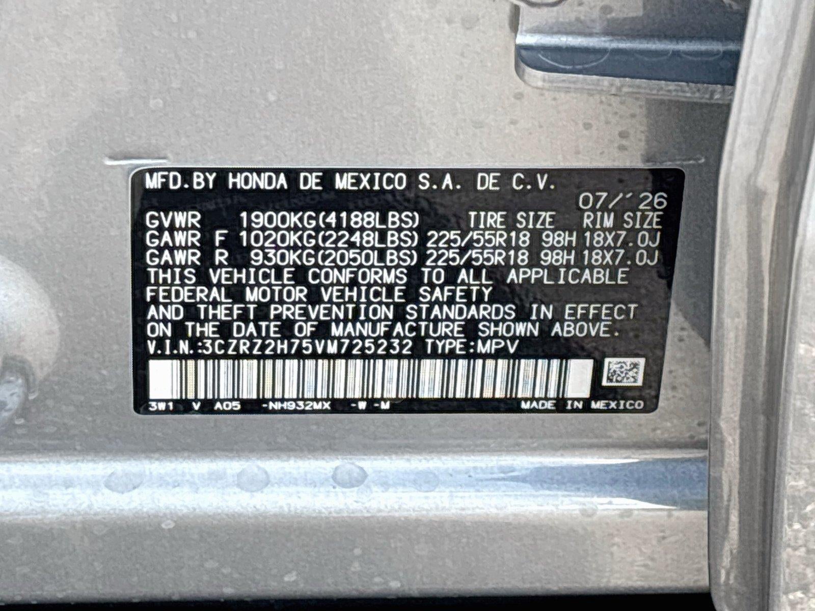 2027 Honda Hr-V EX-L