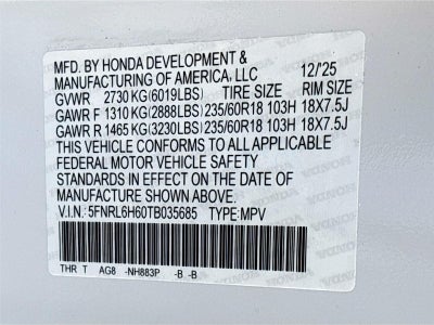 2026 Honda Odyssey EX-L