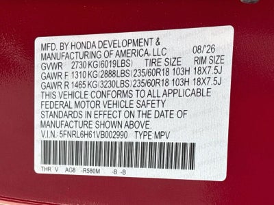 2027 Honda Odyssey EX-L