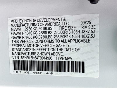 2026 Honda Odyssey EX-L