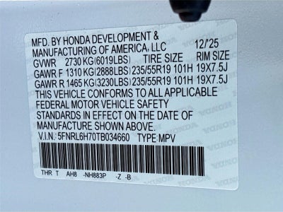 2026 Honda Odyssey Sport-L